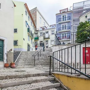 Alfama Terrace , Lisbon Portugal